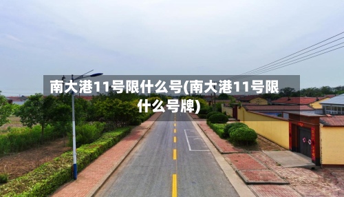 南大港11号限什么号(南大港11号限什么号牌)-第3张图片