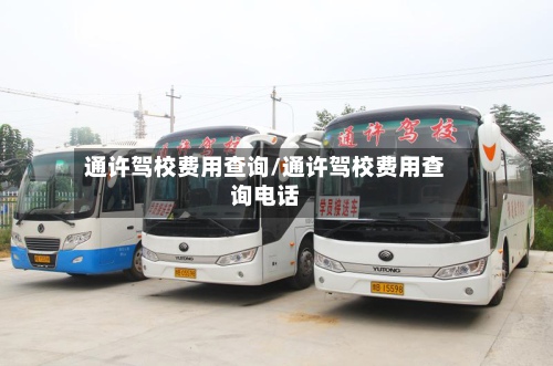通许驾校费用查询/通许驾校费用查询电话