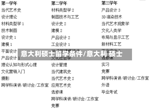 意大利硕士留学条件/意大利 硕士-第2张图片