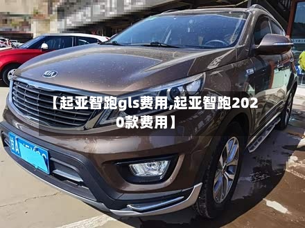 【起亚智跑gls费用,起亚智跑2020款费用】