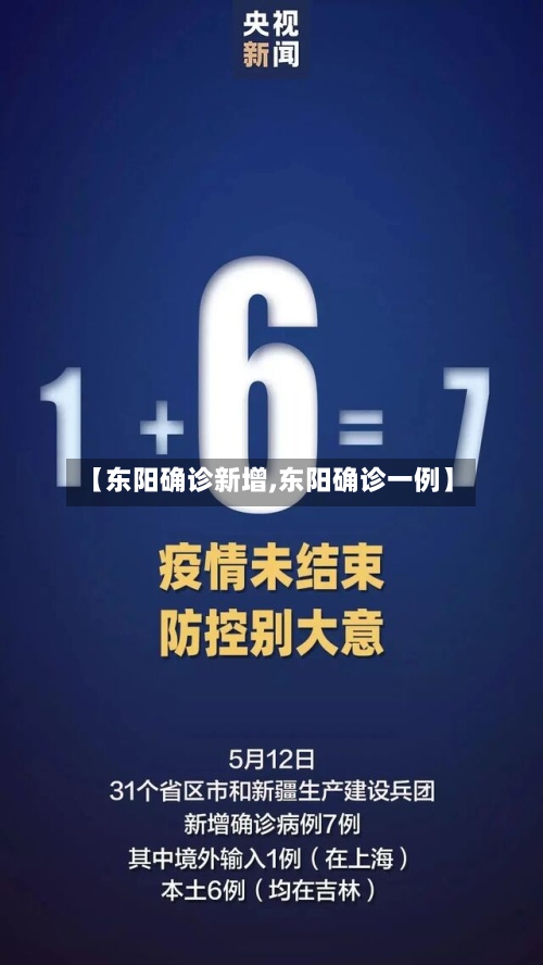 【东阳确诊新增,东阳确诊一例】-第2张图片