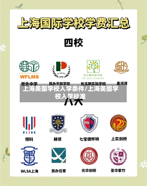 上海美国学校入学条件/上海美国学校入学标准