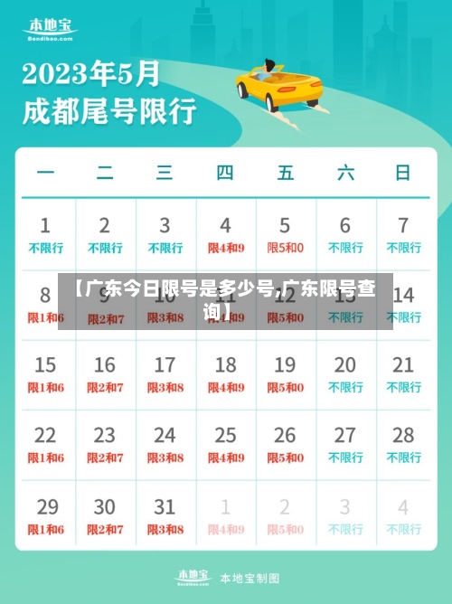 【广东今日限号是多少号,广东限号查询】