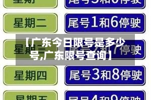 【广东今日限号是多少号,广东限号查询】-第2张图片