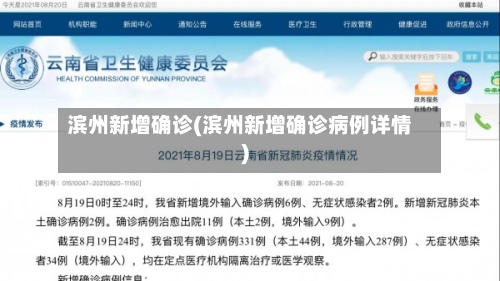 滨州新增确诊(滨州新增确诊病例详情)