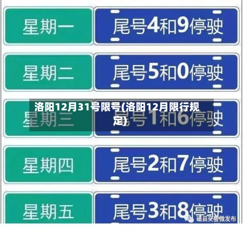 洛阳12月31号限号(洛阳12月限行规定)-第2张图片