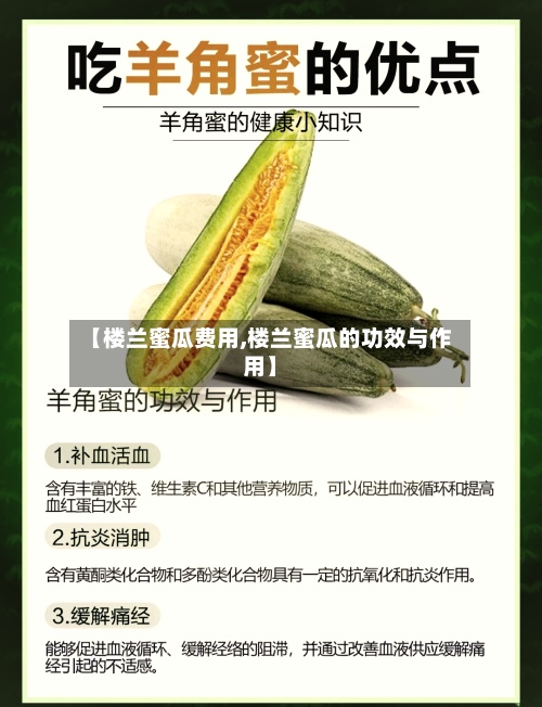 【楼兰蜜瓜费用,楼兰蜜瓜的功效与作用】-第2张图片