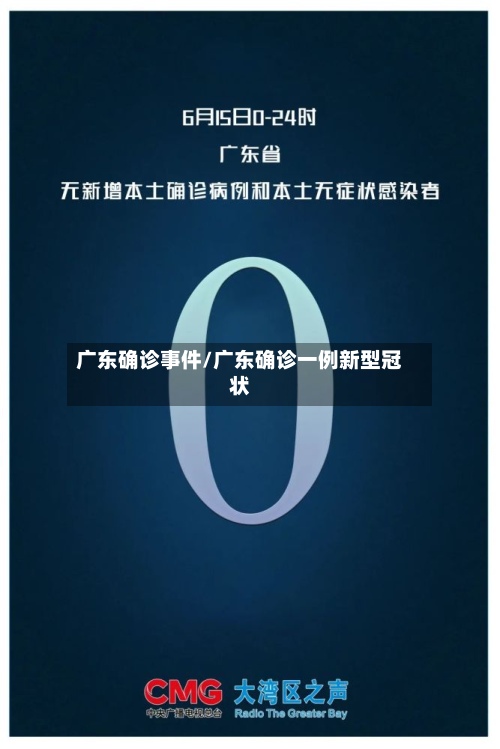 广东确诊事件/广东确诊一例新型冠状-第3张图片