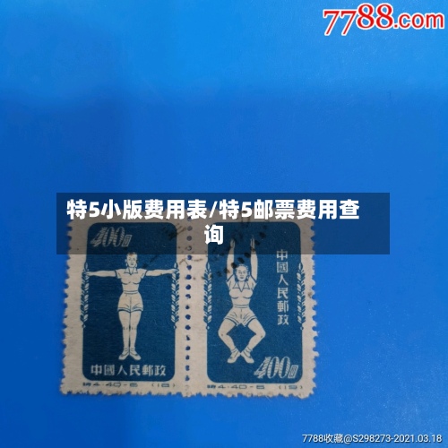 特5小版费用表/特5邮票费用查询-第1张图片