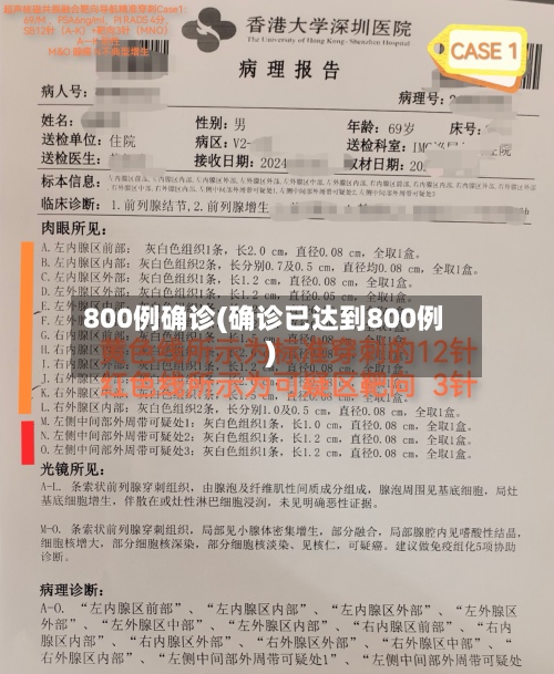800例确诊(确诊已达到800例)