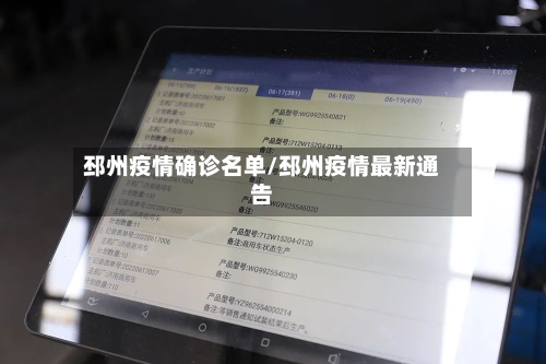 邳州疫情确诊名单/邳州疫情最新通告-第2张图片