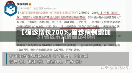 【确诊增长700%,确诊病例增加】-第3张图片
