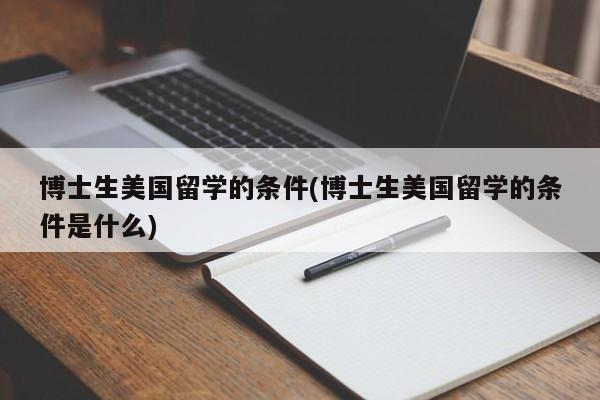 博士生美国留学的条件(博士生美国留学的条件是什么)